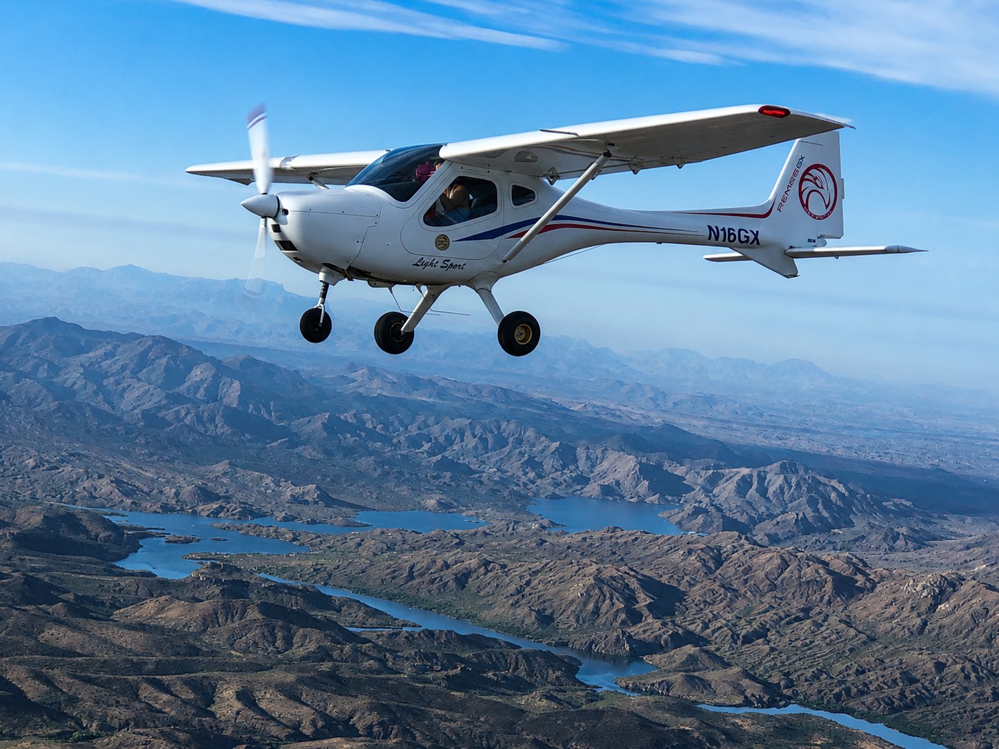 Remos GX in flight — Flight Reviews and Currency at Fly Eagle Sport